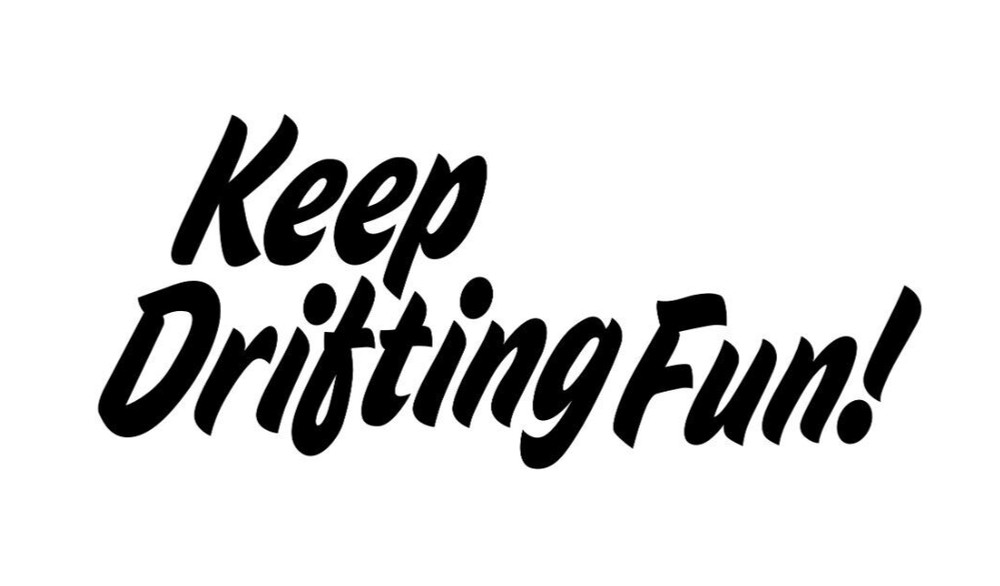 2x Keep Drifting Fun JDM, FUNNY, TURBO, Car Stickers 4 in x 3 in each