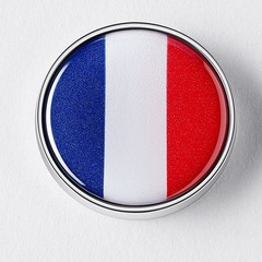 Alloy Country Flag Emblem Badge Sticker Decal For Auto Car Truck Van Motorcycle