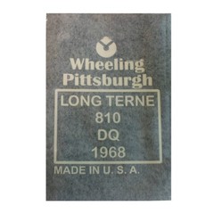 1968 Pittsburgh Steel Gas Fuel Tank Stencil Stamp Logo PITTS68 GM