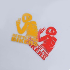 Car Window Door Motorcycle Sticker Silver White Universal Decorative Stickers