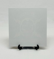 NEW Icon Helmets Large Sticker Matte Finish Self Adhesive Motorcycle Sportbike