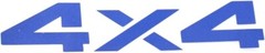 2x 6.5 Inch 4×4 Decals Stickers for Auto, Wall, Laptop, Phone, Truck, Car Blue