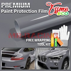 2FTx5FT PPF Nardo Gray Gloss Color Vinyl Paint Protection Film Scratch Car Wrap