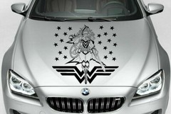 WONDER WOMAN COMICS SUPERHERO VINYL DECAL CAR TRUCK TRIBAL