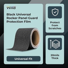 Vvivid Black Indestructible Tape Rocker Panel Guard Truck 2.75″ X 5ft,