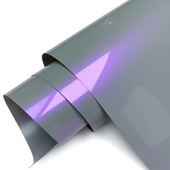 Gray Purple Vinyl Wrap Car Body Decoration Film Waterproof Auto Styling Sticker