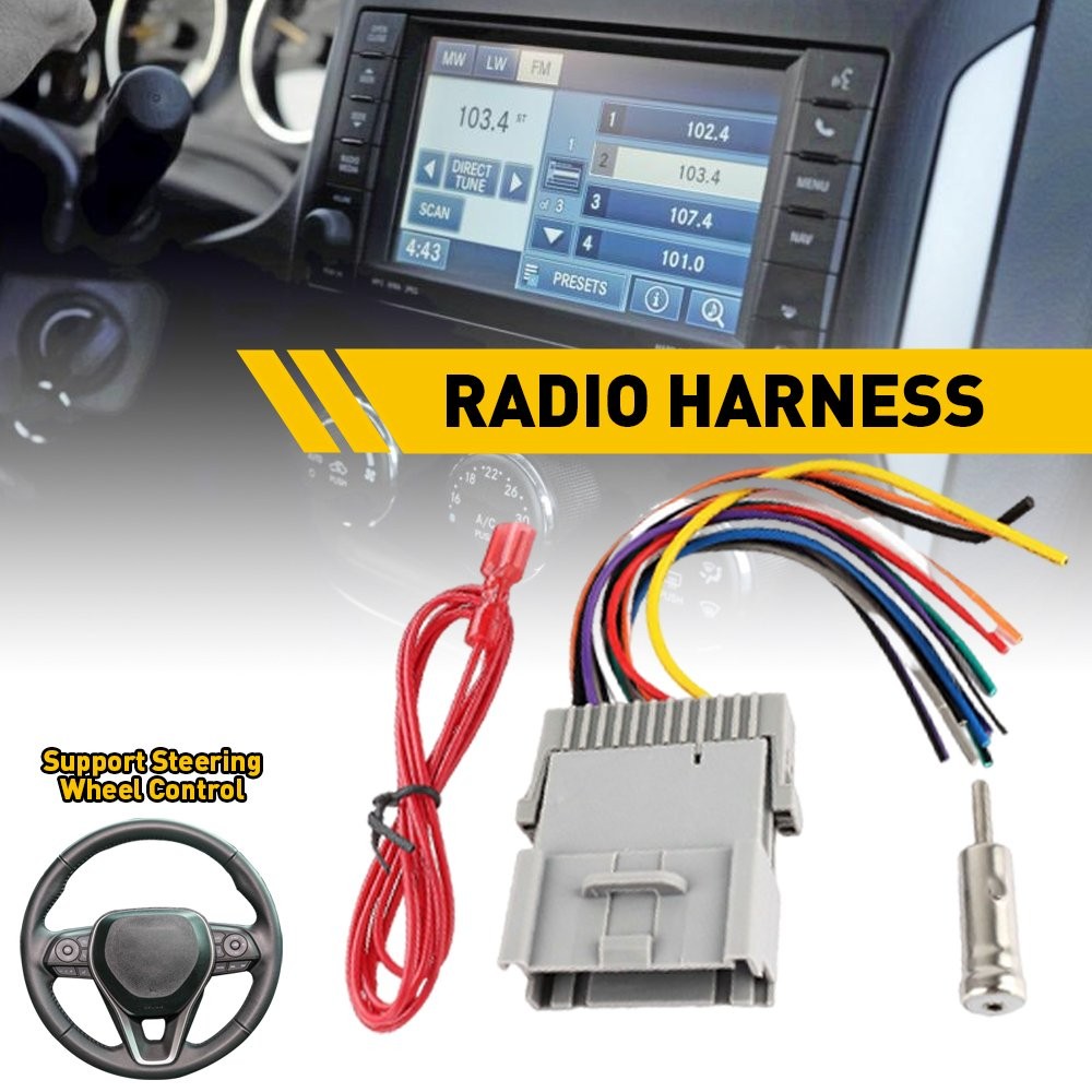 Car Wire Harness Radio Stereo Install Cable Adapter Set for Buick Chevy Hummer K