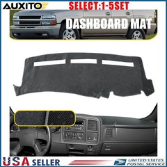 Gray Dash Mat for Chevy Avalanche 1500 2500 2001-2006 Cloth Dashboard Cover 1-5X