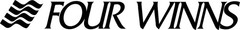 Four Winns BOAT HULL DECAL GRAPHIC STICKER BLACK 3M -JUST ONE-
