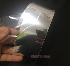 2″ x 120″ / Flat Silver Mirror Chrome Vinyl Decor Wrap Sticker Car Trim – Decal