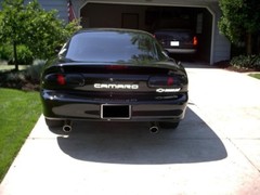 Rear Lettering Inlay Decal Sticker for 93-02 Camaro