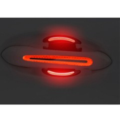 12PCS Rearview Mirror Side Door Handle Red Reflective Warning Safety Sticker Set
