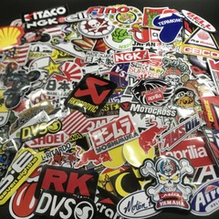 120Pcs Mixed JDM Stickers Motocross Motorcycle Car ATV Racing Bike Helmet Decals