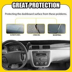 Dash Cover Mat for Chevrolet Impala 2006-13 Dashboard Pad Anti-Glare Black 1-5X
