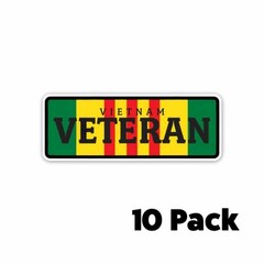 Vietnam Veteran Sticker Decal Vinyl viet vet pride honor served MULTI PACK