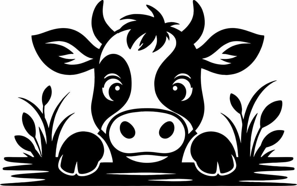 Cow Bull Calf Farm Baby Animal Milk Car Truck Window Vinyl Decal Sticker