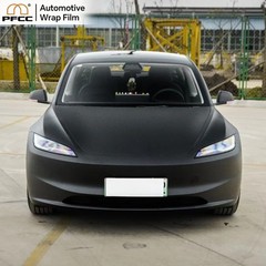 5ft x50ft PET Car Wrap Vinyl Matte Liquid Obsidian Black Air Release Bubble Free