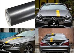 5x56FT Electro Metallic Satin Carbon Grey Wrap – Premium Quality Metallic Film