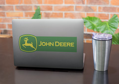 JOHN DEERE Vinyl Decal Laptop Tractor Toolbox Truck Sticker Multiple Sizes NEW