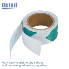 Universal Piece of 1 5cm x 10m Arrow Car Reflective StickersSafety Warning Tape