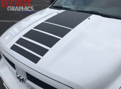 For Dodge Ram 1500 Graphics Raceway Side And Hood Stripes Decals Vinyl 2009-2018