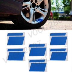 6PCS Reflective Car Wheel Rim Vinyl Decal Sticker Car Red Accessories 16″-21″