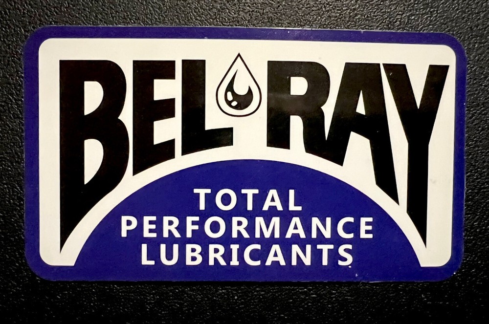 Bel💧Ray Lubricants Sticker. *Matte*Finish Size: 3”X 1.75”inch. Self Adhesive