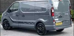 Fits Renault Trafic Black Edition Side Stripe Graphics Both Sides Decals LWB