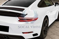 Gloss Glossy White Car Vinyl Wrap Sticker Decal Film Air Release Bubble Free