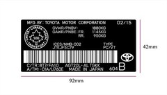 JAPAN MATERIAL CUSTOM MADE HIGH QUALITY REPLACEMENT DECAL STICKER