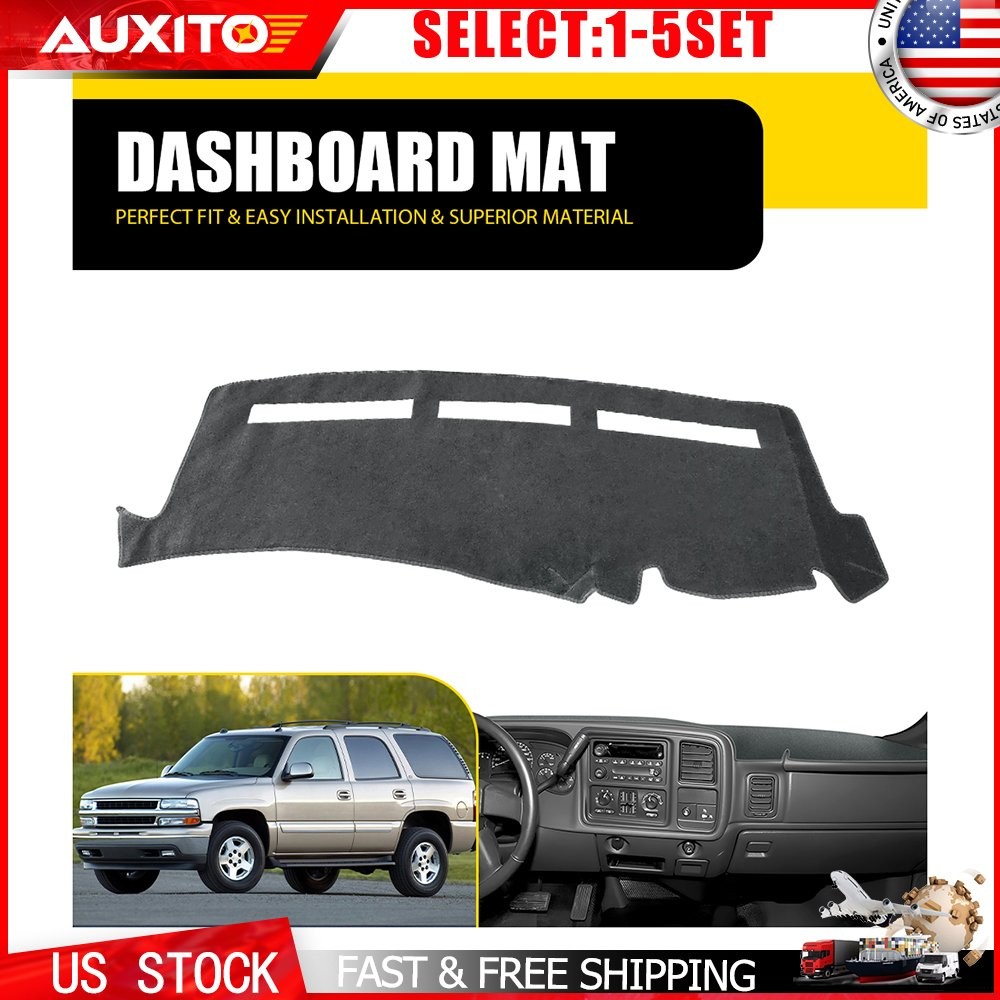 for Chevrolet Tahoe Suburban 00-06 Yukon Dashboard Dash Cover Pad Mat Gray 1-5X