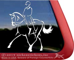 Dressage Horse | High Performance Vinyl Equestrian Horse Window Decal Sticker