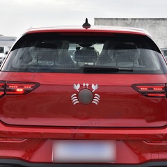 3D Crab Car Logo Stickers Auto Emblem Decal Universal Waterproof Self-Adhesive