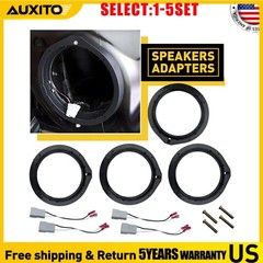 6.5″ s Speaker Adapter Door Plates&Wiring Harness For Honda Passport Civic 2-10X