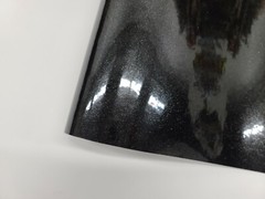 Gloss Black Sparkle Diamond Metallic Vinyl Car Auto Wrap Decal Sticker Film Roll