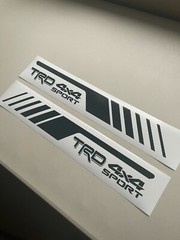 TRD 4×4 Sport Side Stripe Banner SET OF 2 Decal Toyota Tacoma Tundra Sticker