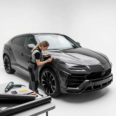 Premium Forged Carbon Fiber Vinyl Film Wrap Gloss Satin Matte Black Sticker Deca