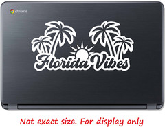 Florida Vibes Decal Sticker Vinyl Graphics – 6.5 x 3.1 inch