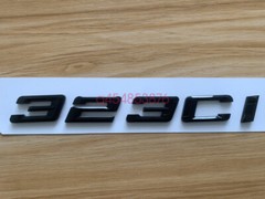 Gloss Black 3D ABS Letters Trunk 323ci Emblem Rear Badge for BMW 2017-2022 323ci