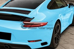 3FTx5FT PPF Paint Protection Film Gloss Light Blue Invisible Scratches Shield
