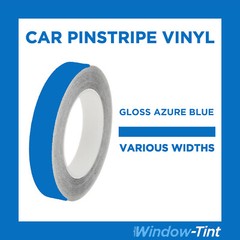GLOSS AZURE BLUE Pin Stripe Roll PinStriping Line Tape Vinyl Car STICKER 10m