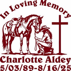 In Loving Memory Cowgirl Horse Farm Girl Car Truck Window Vinyl Decal Sticker
