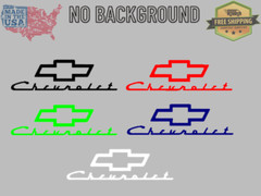 Vinyl Decal- Fits Chevrolet-Script – Old School Car Truck Toolbox Sticker
