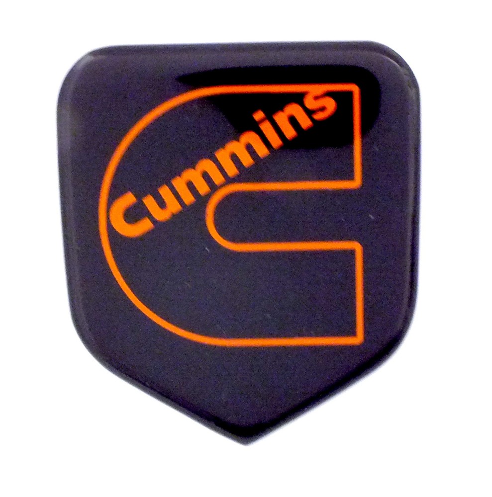 GRILLE EMBLEM fits RAM DIESEL 1994-2002 Black/Orange Outline