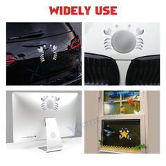 Car Crab Stickers 3D Three-Dimensional Badge Decoration Decal DIY Universal Trim