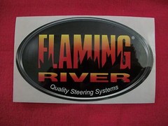 Flaming River Performance Product Sticker Decal NHRA Hot Rod Classic Cars Racing