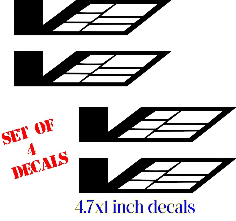 CTS-V Decal CTSV EMBLEM VINYL Sticker Car Window ESV BLACKWING ESCALADE-V ATS
