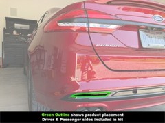 CRUX MOTORSPORTS REAR BUMPER REFLECTOR TINT FOR 2017 – 2022 FORD FUSION