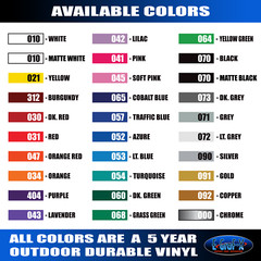 5112 Flame Body Vinyl Graphics Decals CAR TRUCK Sticker High Quality EgraF-X