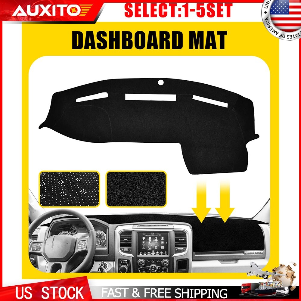 Dash Mat Dashboard Cover Carpet For Dodge Ram 1500 2500 3500 2010-2018 1-5X